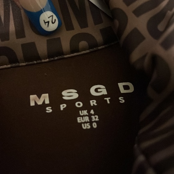 Misguided brown ski snow suit size 0 - Picture 3 of 4